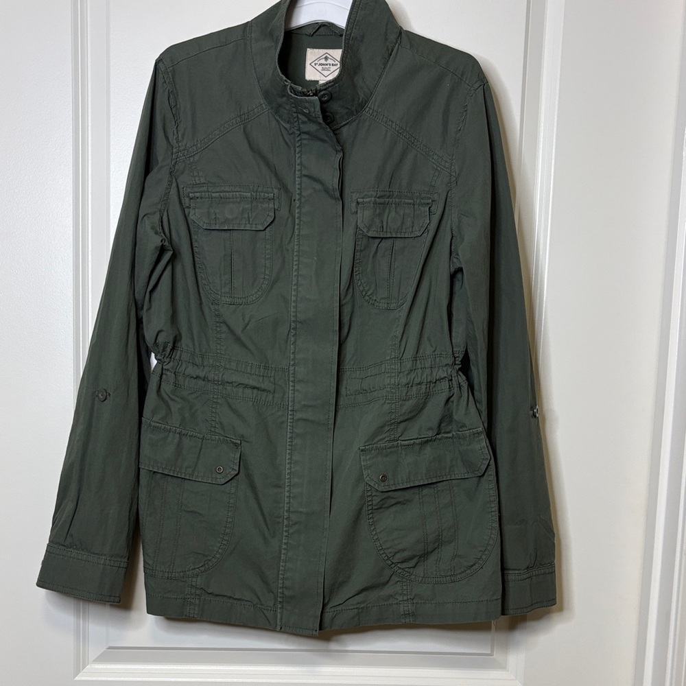 St. John's Bay Olive Utility Jacket